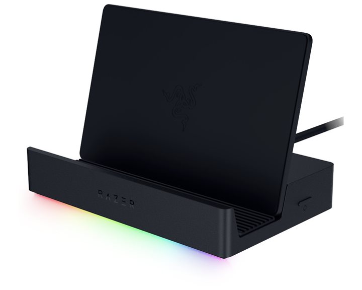 Razer Handheld Dock Chroma - Steam Deck, Switch 2, Smartphones, Tablets - USB C/USB A/HDMI/GbE/100W