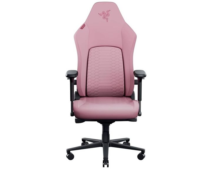 Razer Iskur V2 NewGen Quartz - Lumbar Support - Leather with CoolTouch - Steel Frame - 136 kg