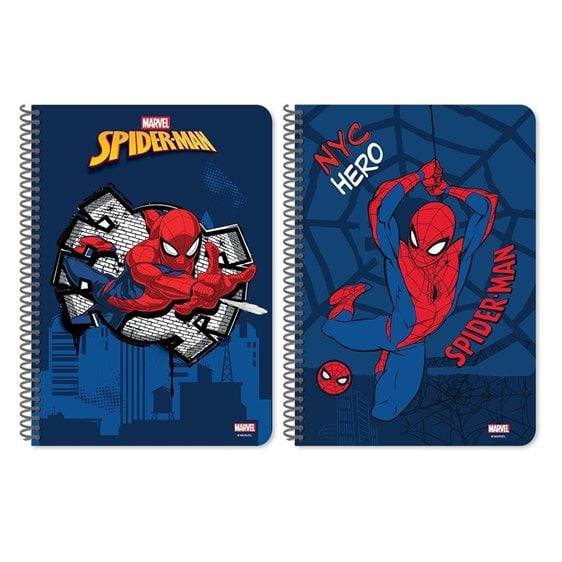 Τετράδιο Σπιράλ 17χ25 2θ 60φ Spiderman 000508766