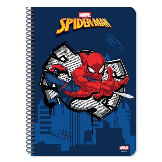Τετράδιο Σπιράλ 17χ25 2θ 60φ Spiderman 000508766