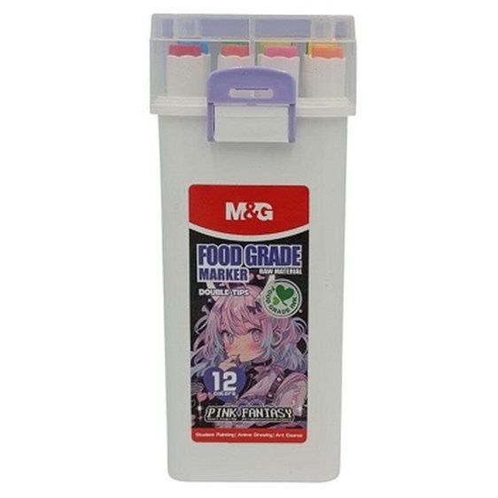 Μαρκαδόροι M&G 12 Χρώματα Food Grade APMT80D4