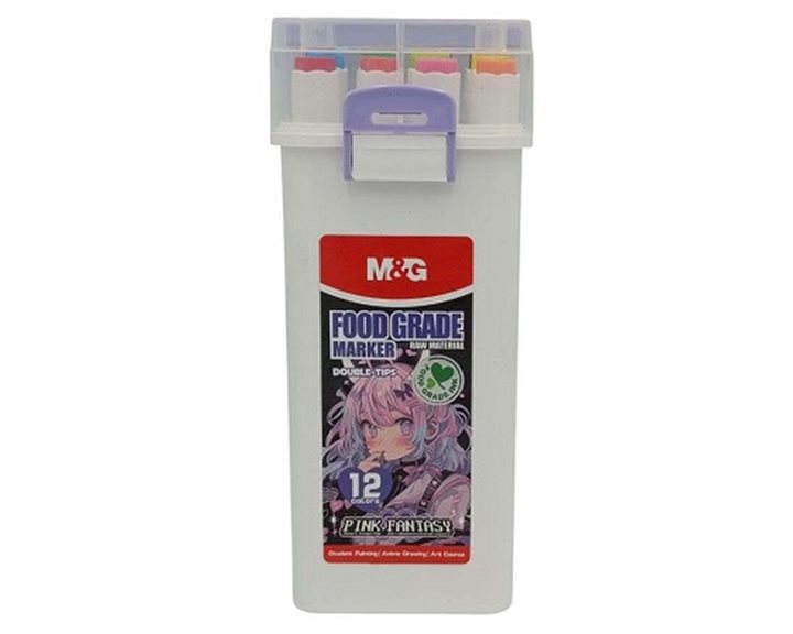 Μαρκαδόροι M&G 12 Χρώματα Food Grade APMT80D4