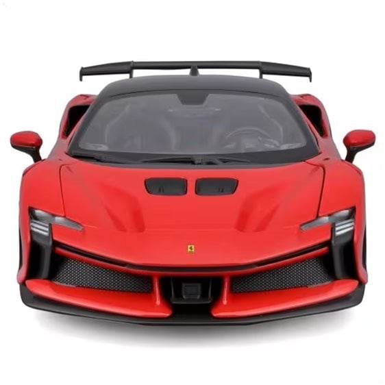Bburago Sf90 XX Stradale Red With Black Top Race + Play Series 1/18 Diecast Model Car 16020rd 18/16020 RED