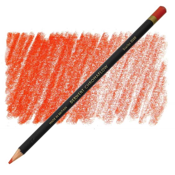 Derwent Μολύβι Chromaflow Scarlet 0500