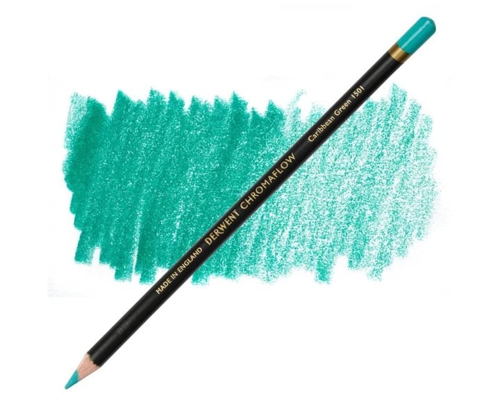 Derwent Μολύβι Chromaflow Caribbean Green 1501