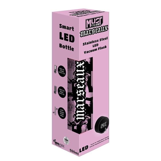 Παγούρι Θερμός Must Team Ανοξείδωτος LED 500ml Marseaux 000505151