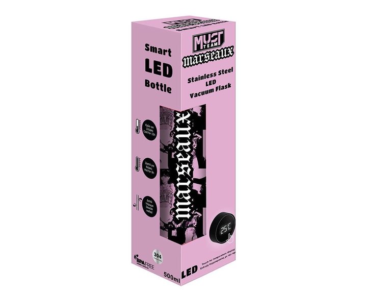 Παγούρι Θερμός Must Team Ανοξείδωτος LED 500ml Marseaux 000505151