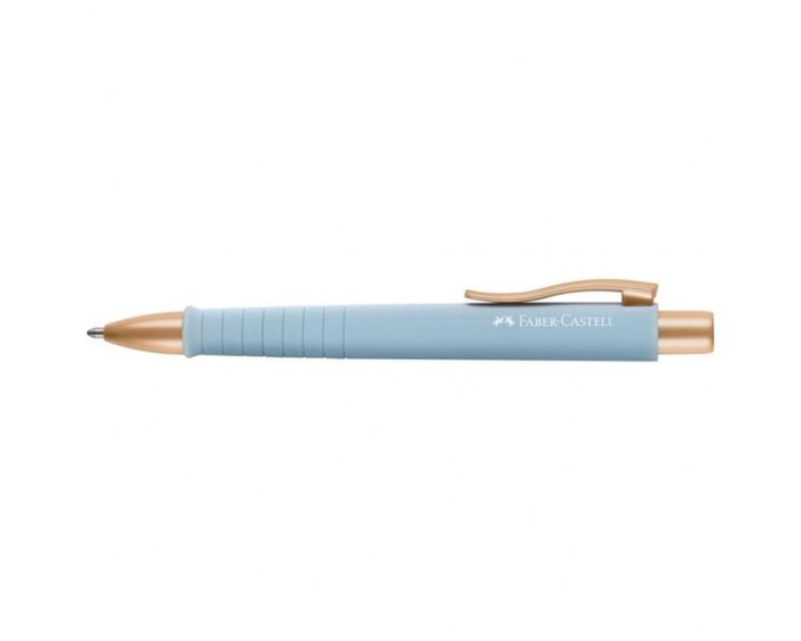 Στυλό Faber Castell Poly Ball XB Γαλάζιο Χρυσό
