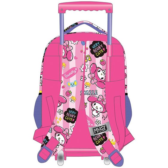 Τσάντα Τρόλεϊ Must Team 34x20x44cm 3 Θήκες My Melody Pink Bow 000490309