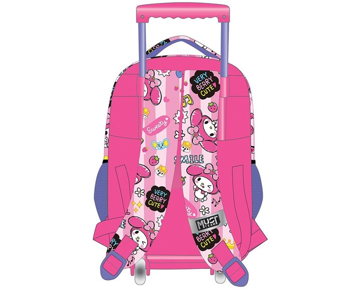 Τσάντα Τρόλεϊ Must Team 34x20x44cm 3 Θήκες My Melody Pink Bow 000490309