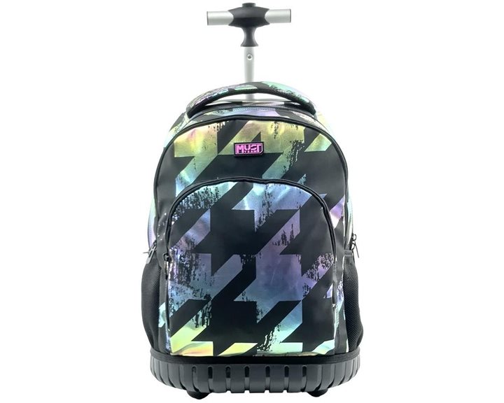 Τσάντα Τρόλεϊ Must Team 31x22x45cm 3 Θήκες Hologram Χρώματα 000587714