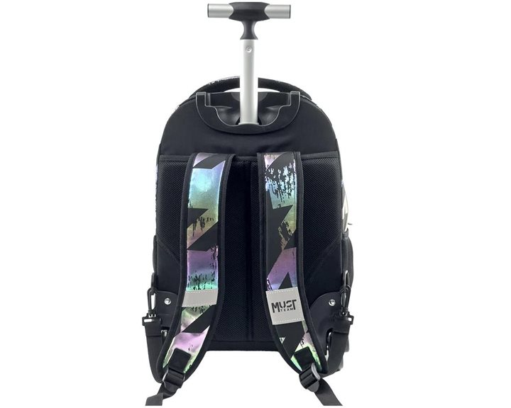 Τσάντα Τρόλεϊ Must Team 31x22x45cm 3 Θήκες Hologram Χρώματα 000587714