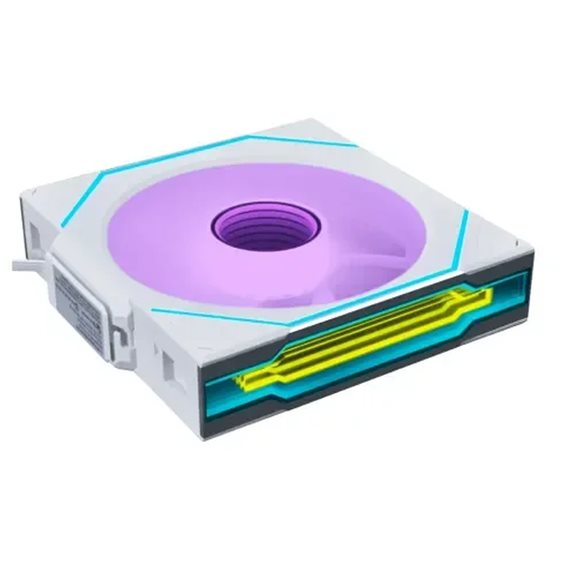 Lian Li UNI FAN INFINITY SL - Wireless - 140 - White - aRGB PWM Fan (1pcs) no controller