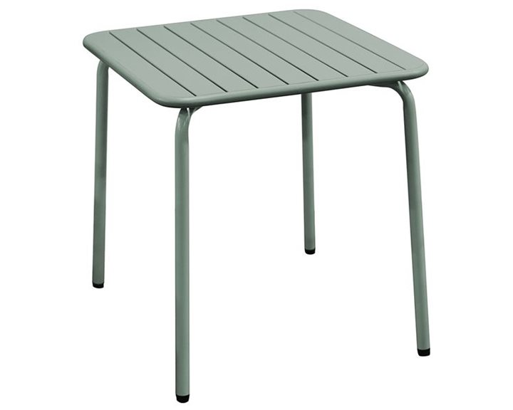 Brio Slat Τραπέζι-Pro Κήπου - Βεράντας, Μέταλλο Βαφή Sandy Green 5635C Ε545,3