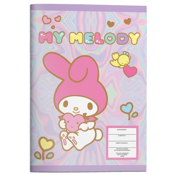 Τετράδιο Καρφίτσα 17x25 40Φ My Melody 000490139