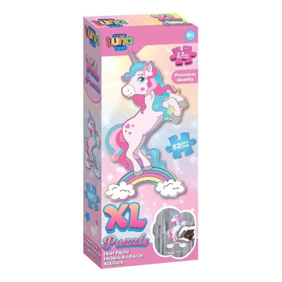 Παζλ Luna Χρωματισμού 52τμχ 40χ83cm Unicorn 000622937