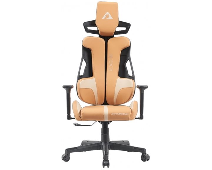 ARMAGGEDDON VEGAN LEATHER ERGONOMIC BACK GAMING CHAIR EXO III HONEY BOURBON