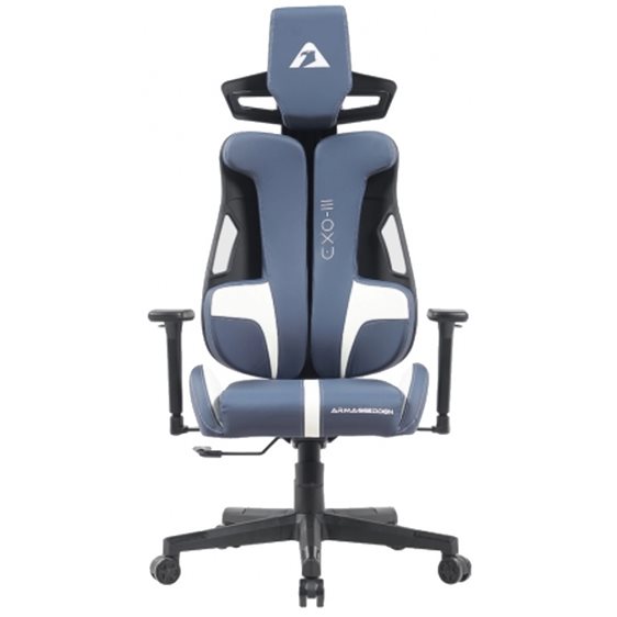 ARMAGGEDDON VEGAN LEATHER ERGONOMIC BACK GAMING CHAIR EXO III NAUTICAL