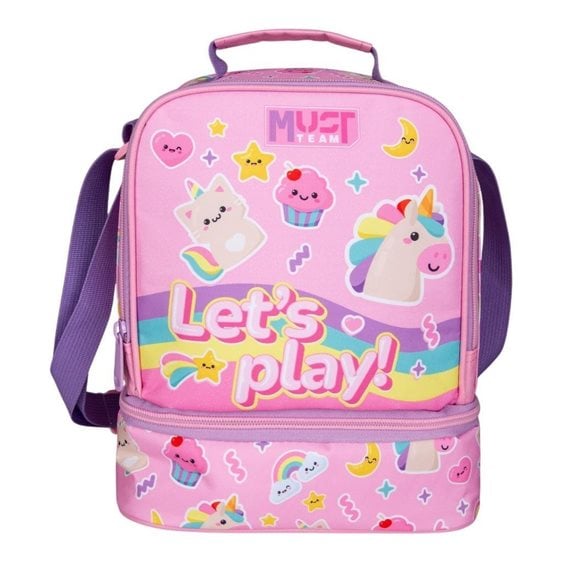 Τσαντάκι Φαγητού Ισοθερμικό Must Team 22x16x28  Let's Play 000587258
