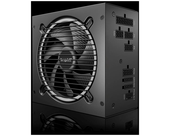 BEQUIET PSU PURE POWER 13M 550W BP024EU, GOLD CERTIFIED, MODULAR CABLES, EXCEPIONALLY QUIET, 12CM FAN, 10YW.