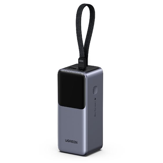 Power Bank 20000mAh PD 130W UGREEN PB723 55365B 2 Θέσεων, με καλώδιο USB-C Γκρι