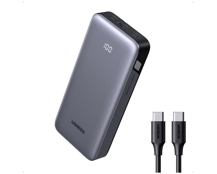 Power Bank 20000mAh PD 30W UGREEN PB532 55989B 3 Θέσεων Γκρι