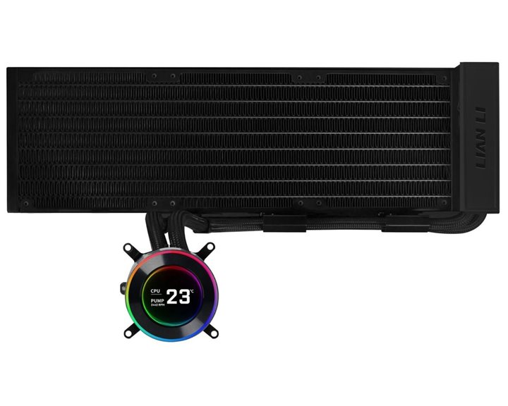 Lian Li HydroShift II LCD-C 360 No Fans Black - AIO CPU Liquid Cooler
