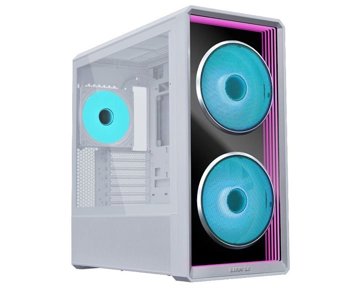 Lian Li LANCOOL 217 INF White – Infinity Mirror – ATX PC Case (3 FANS Included) 2 x 170mm,1 x 140mm