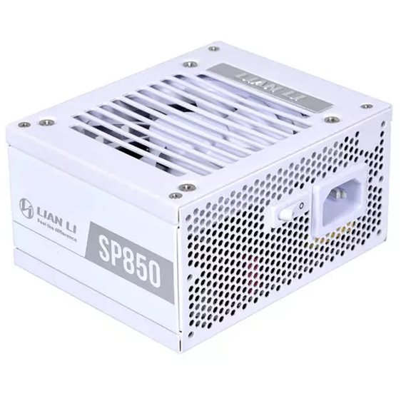 LIAN LI SP0850P White - 850W 80+ Platinum PSU - 10 Years Warranty - 12V-2x6 - Japanese Capacitors
