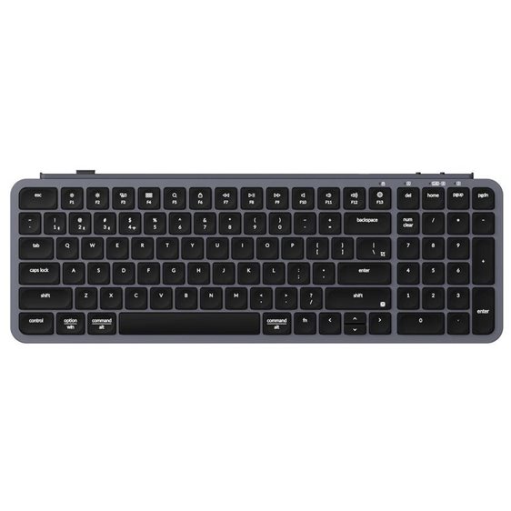 Keychron B2 Pro (B2P-K1) Ultraslim Mini Wireless BT Keyboard ZMK Online customize Space Grey 96% US