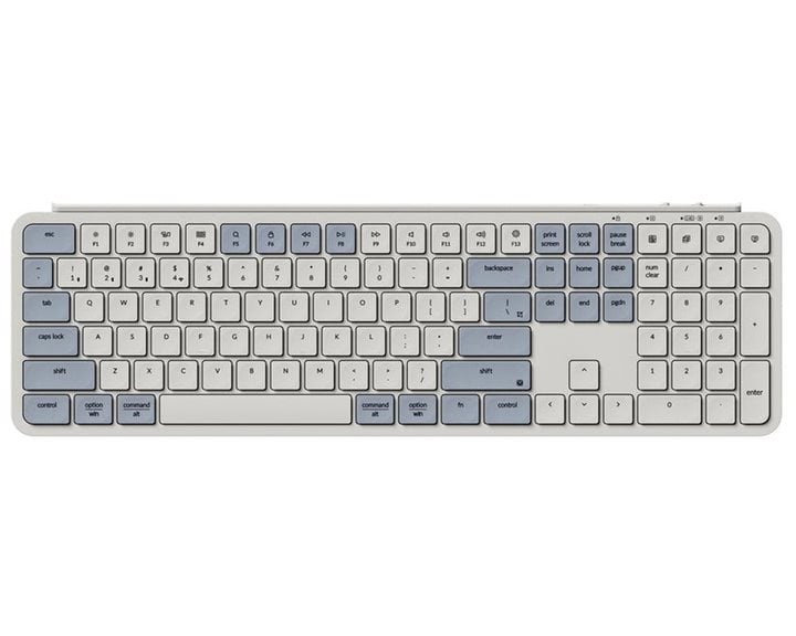 Keychron B6 Pro (B6P-K11) Ultraslim Wireless Keyboard ZMK Online customization - Retro Blue 100% US