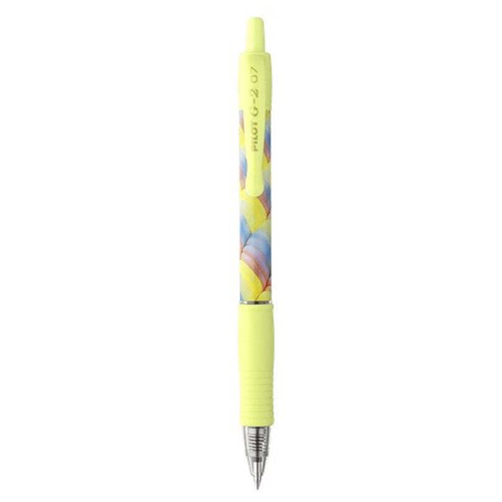 Pilot Στυλό G-2 0.7mm Flow Yellow Μαύρο Μελάνι