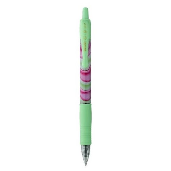 Pilot Στυλό G-2 0.7mm Flow Green Μαύρο Μελάνι
