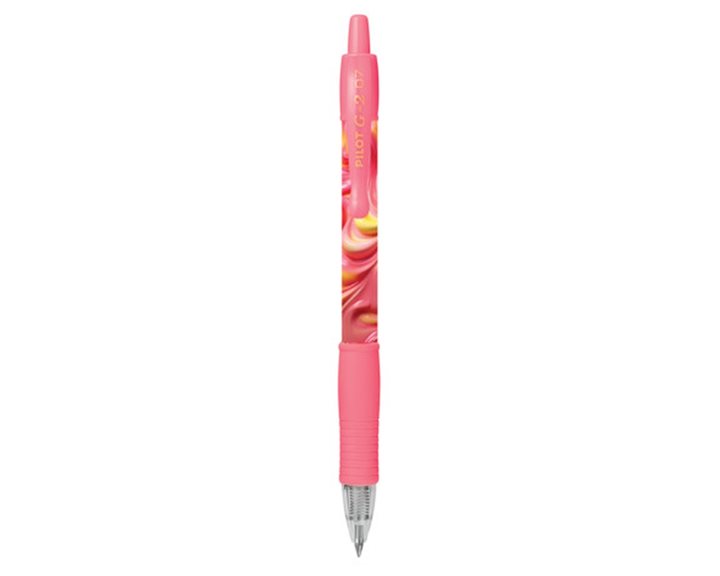 Pilot Στυλό G-2 0.7mm Flow Pink Μπλε Μελάνι