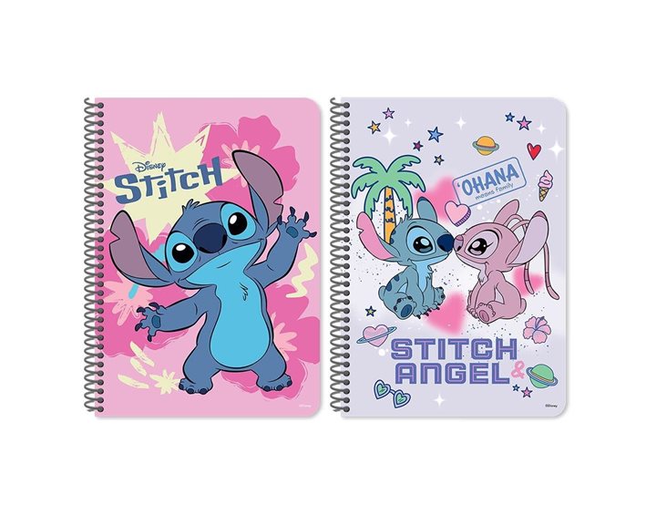 Τετράδιο Σπιράλ 17χ25 2θ 60φ Lilo & Stitch 000565850