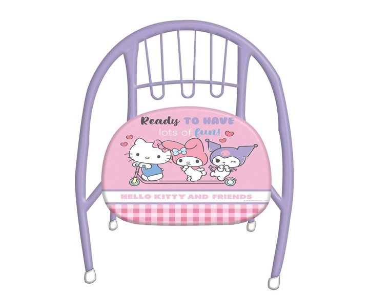 Καρεκλάκι Μεταλλικό 36χ35χ36εκ Hello Kitty & Frineds 000490241