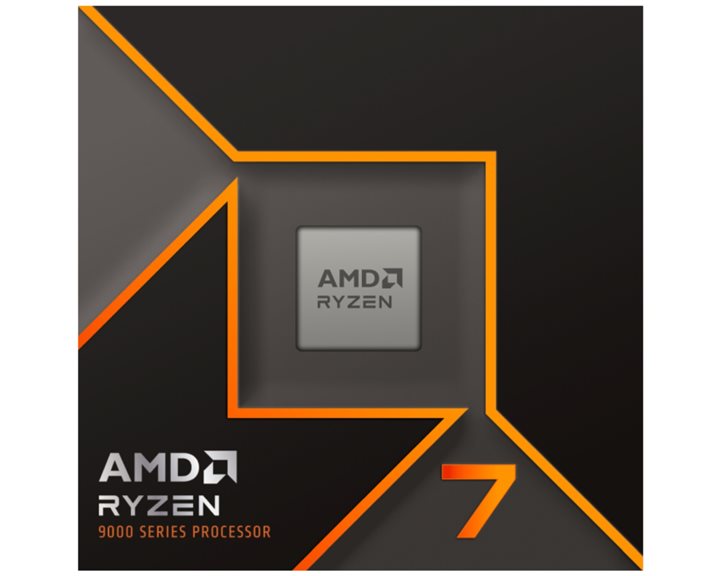 AMD CPU RYZEN 7 9700X, 8C/16T, 3.8-5.5GHz, CACHE 8MB L2+32MB L3, SOCKET AM5, GPU, BOX, 3YW.