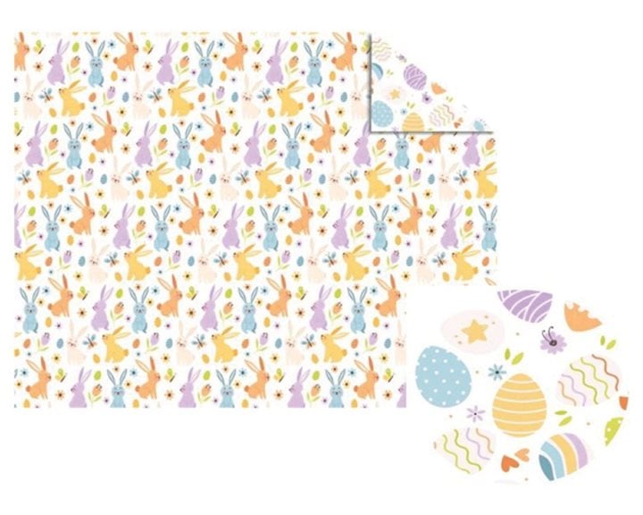 Χαρτόνι με Πασχαλινά Σχέδια 50x70 Easter Bunny 300γρ.