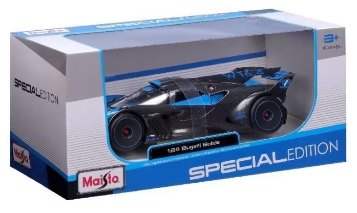 Maisto Bugatti Bolide: Μοντέλο Αυτοκινήτου Σε Κλίμακα 1:24, Special Edition, Μπλε 532911B 48/32911