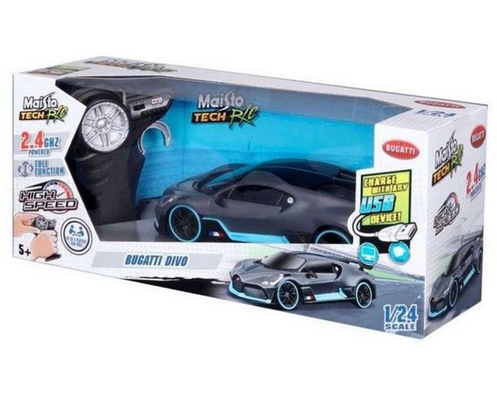 Maisto 1/24 RC Bugatti Divo Μαύρο 49/82333