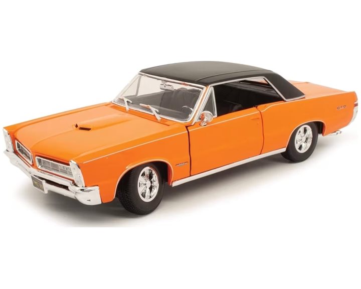 Maisto Pontiac Gto Hurst Όχημα 1965 Κλίμακα 1/18, Πορτοκαλί 48/31885 OG