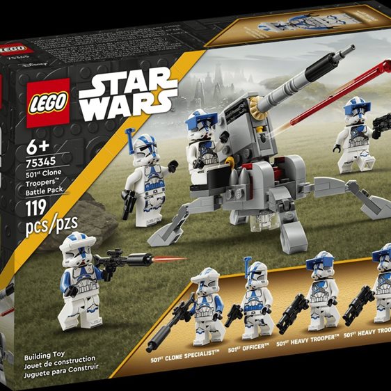 LEGO Star Wars Πακέτο Μάχης Στρατιωτών Κλώνων Της 501ης 75345
