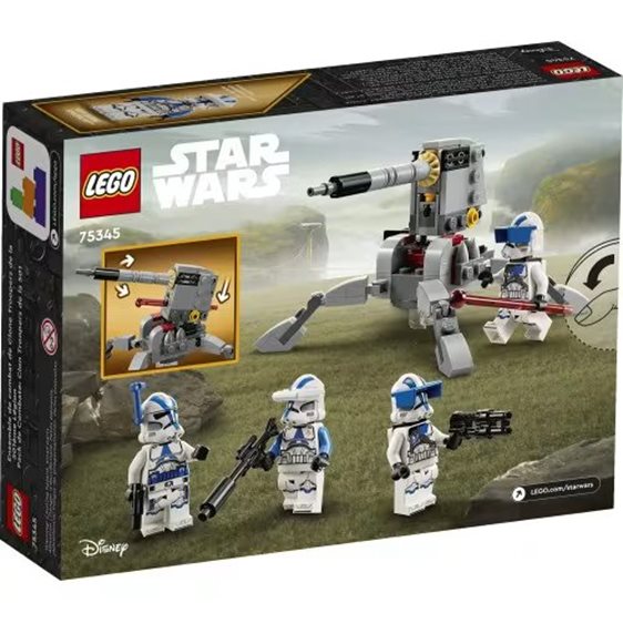 LEGO Star Wars Πακέτο Μάχης Στρατιωτών Κλώνων Της 501ης 75345