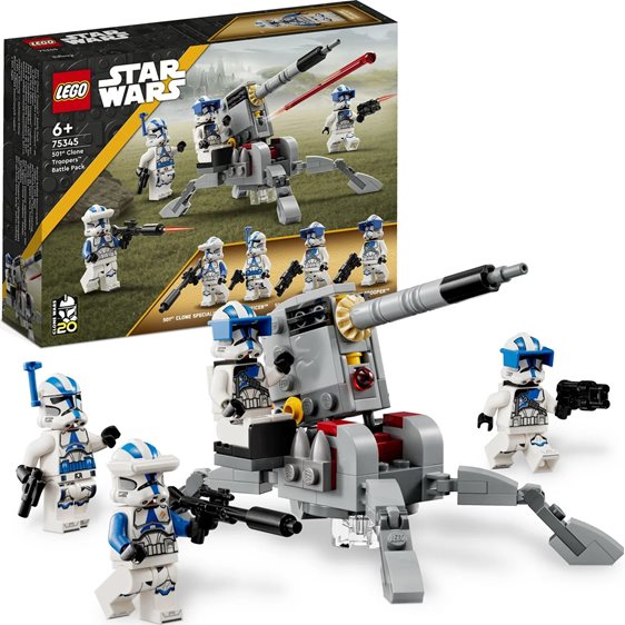 LEGO Star Wars Πακέτο Μάχης Στρατιωτών Κλώνων Της 501ης 75345