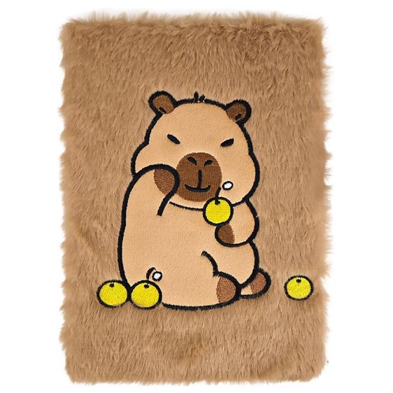 Σημειωματάριο Λούτρινο 16x2.5x22εκ. Kazura Capybara 000710008