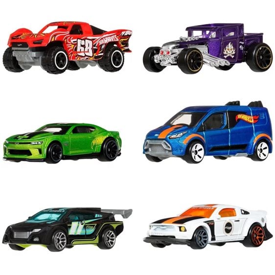 Mattel Hot Wheels Αυτοκινητάκια - HW Legends σετ των 6 JLB24