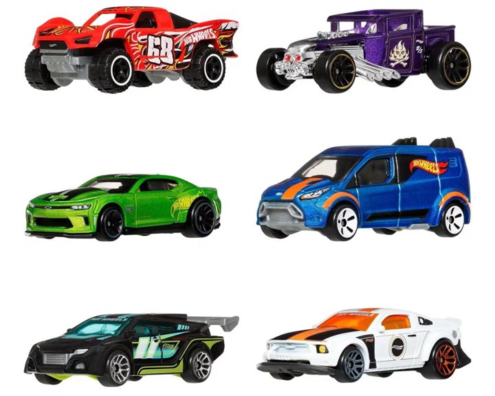 Mattel Hot Wheels Αυτοκινητάκια - HW Legends σετ των 6 JLB24