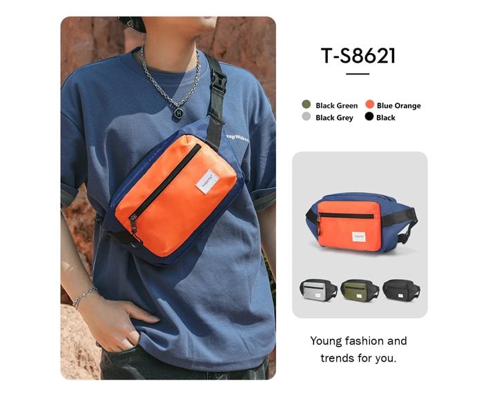 Tigernu Τσαντάκι Μέσης T-S8621 Black