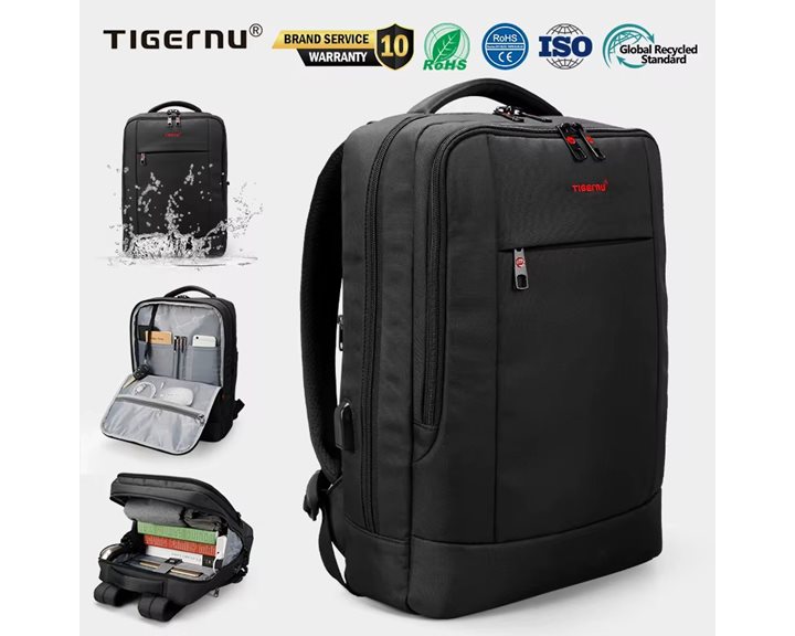 Tigernu Σακίδιο Πλάτης Laptop 15.6'' T-B3331B Black