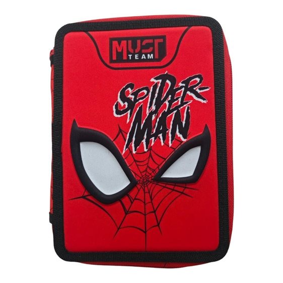 Κασετίνα Must Διπλή Γεμάτη 15χ5χ21 Spiderman Red 000508822